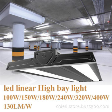 100W Rectangle Linear Led Low Bay Lighting